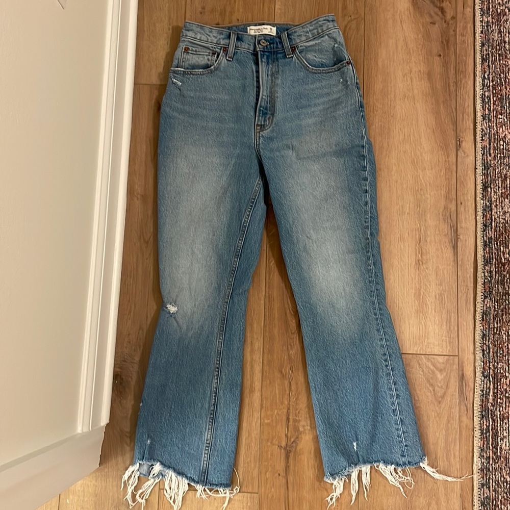 Abercrombie high waisted jean